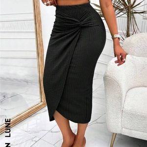 Black skirt from SHEIN.